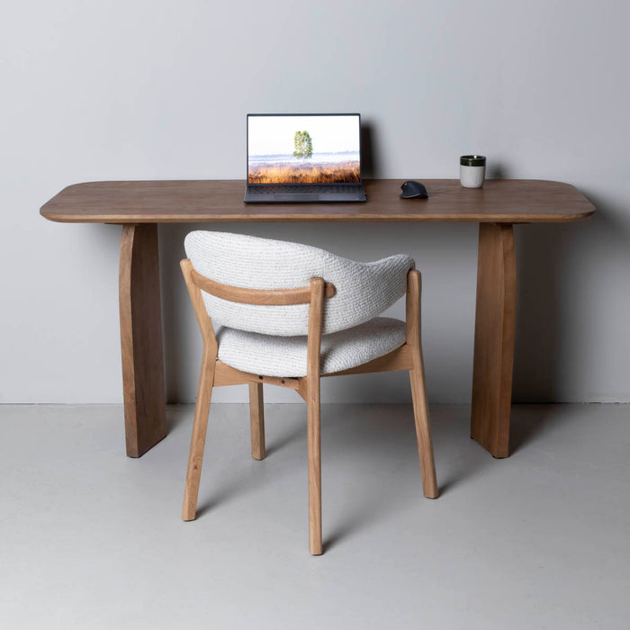 Giga Meubel - Bureau Naturel Hout - 160x60x75cm - Dalarna