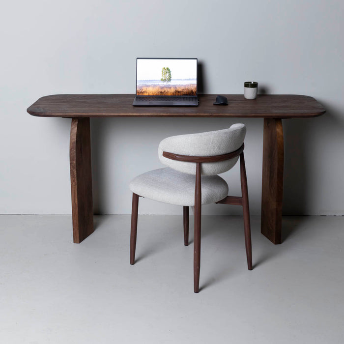 Giga Meubel - Bureau Donkerbruin Hout - 160x60x75cm - Dalarna