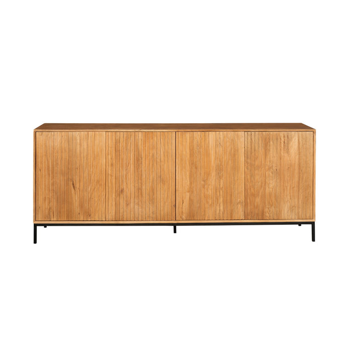 StarFurn - Dressoir Naturel Hout - 210x45x85cm - Madison