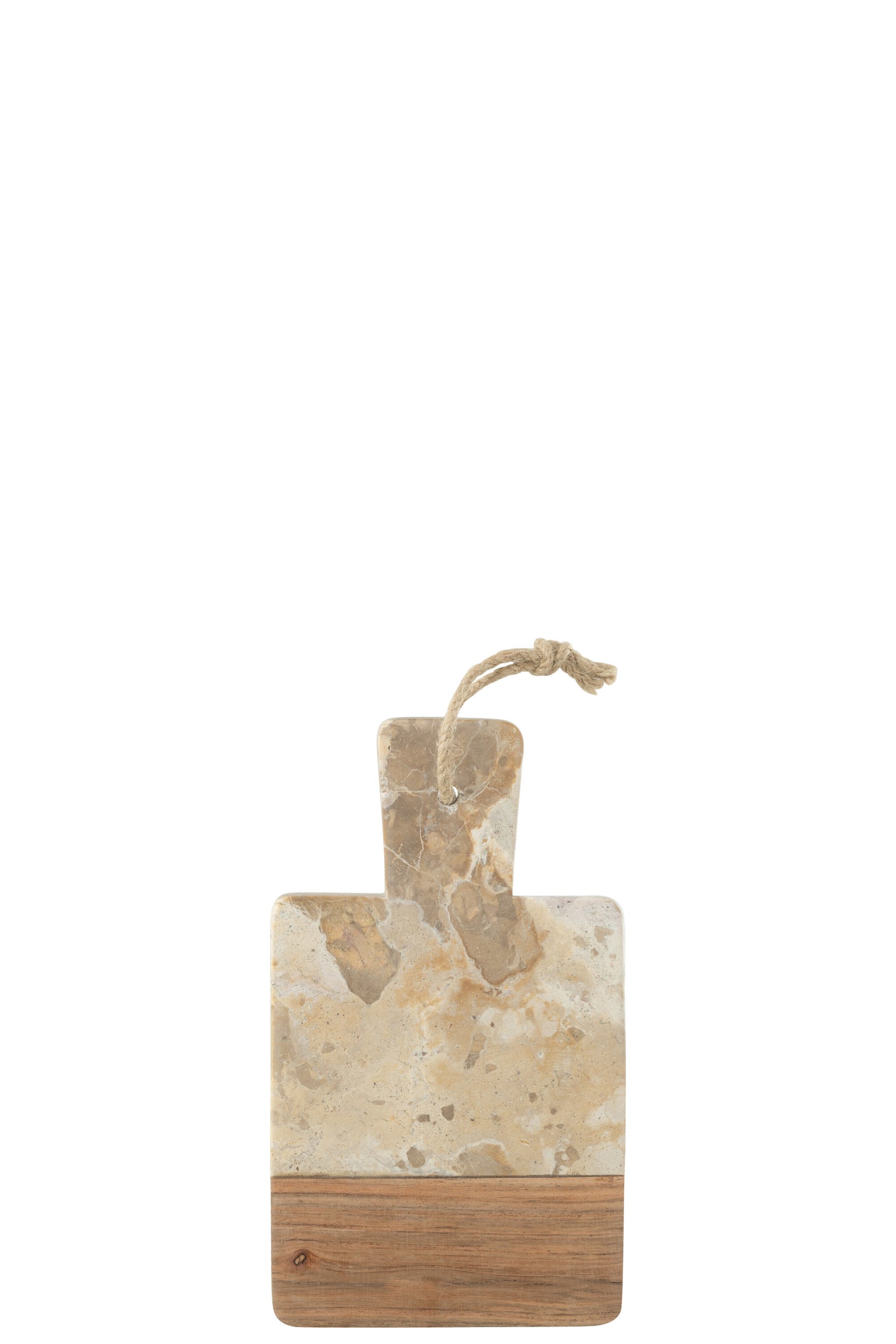 J-Line kaasplank Rechthoek Marmer - steen - biege|naturel -
