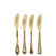 J-Line bestek Messing - brass - goud - doos van 4