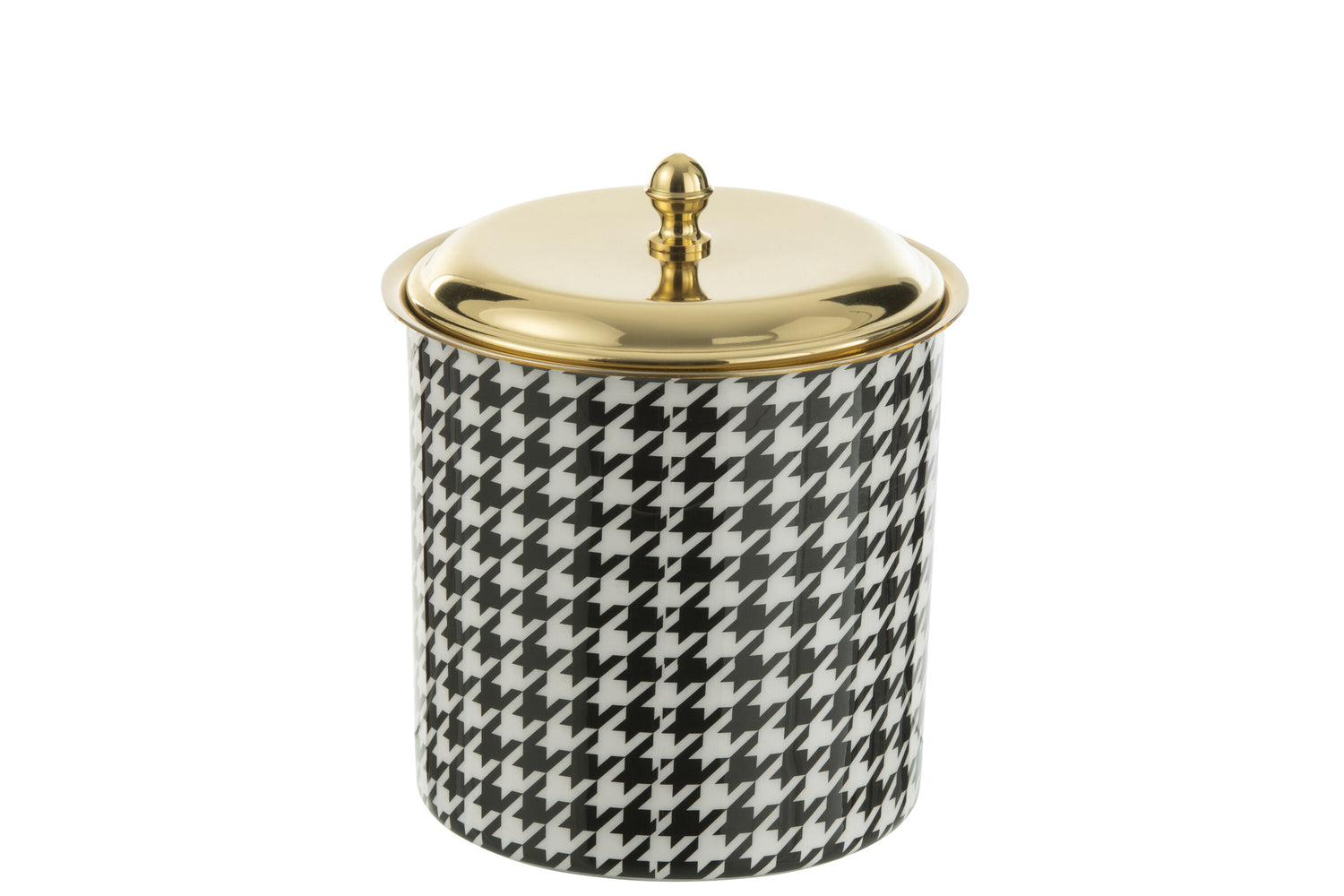 J-Line ijsemmer Pied-Poule - roestvrij - goud