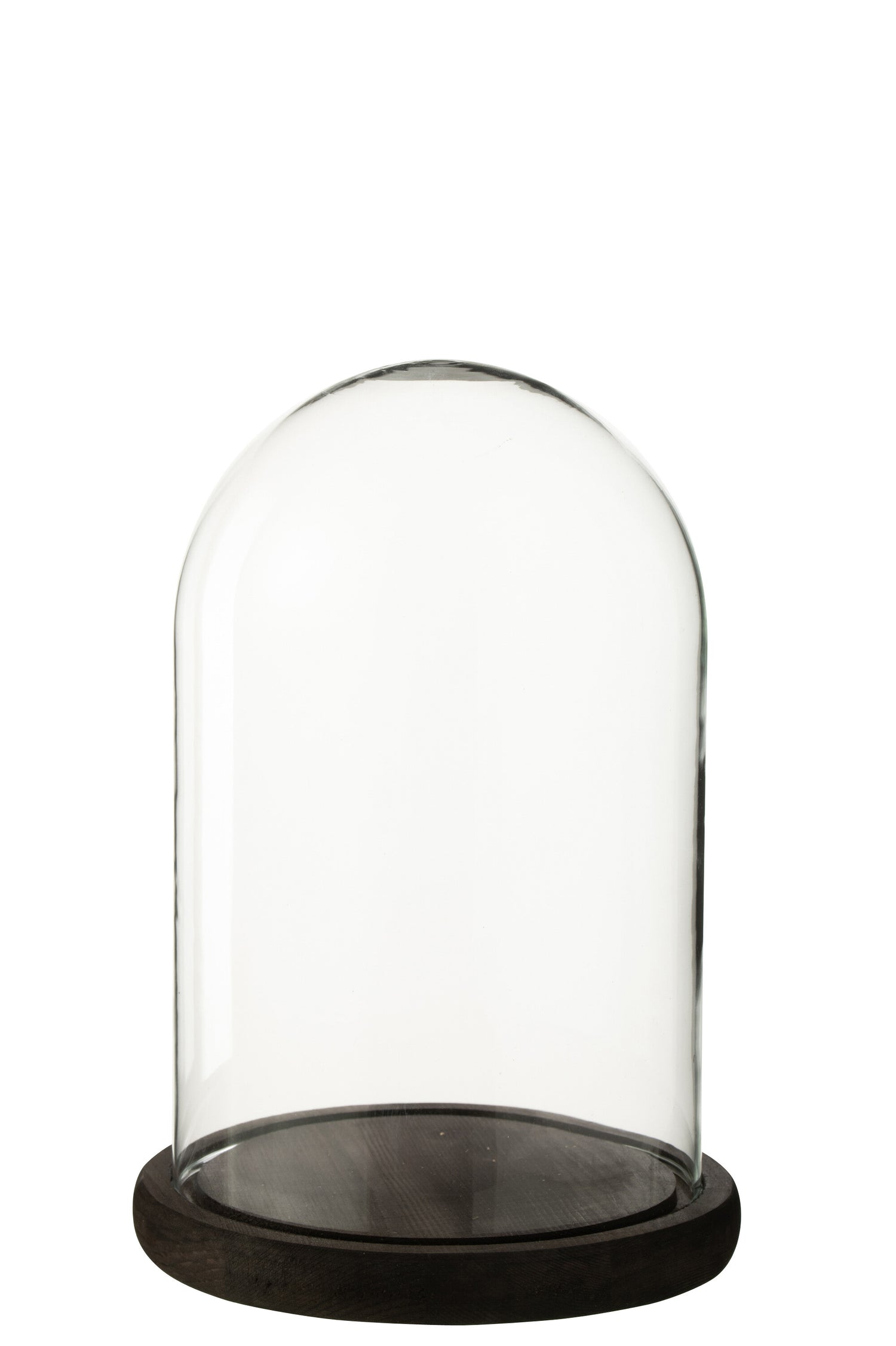 J-Line decoratie stolp - glas - donkerbruin - medium