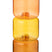 J-Line vaas Rond - glas - oranje - large - 3 stuks