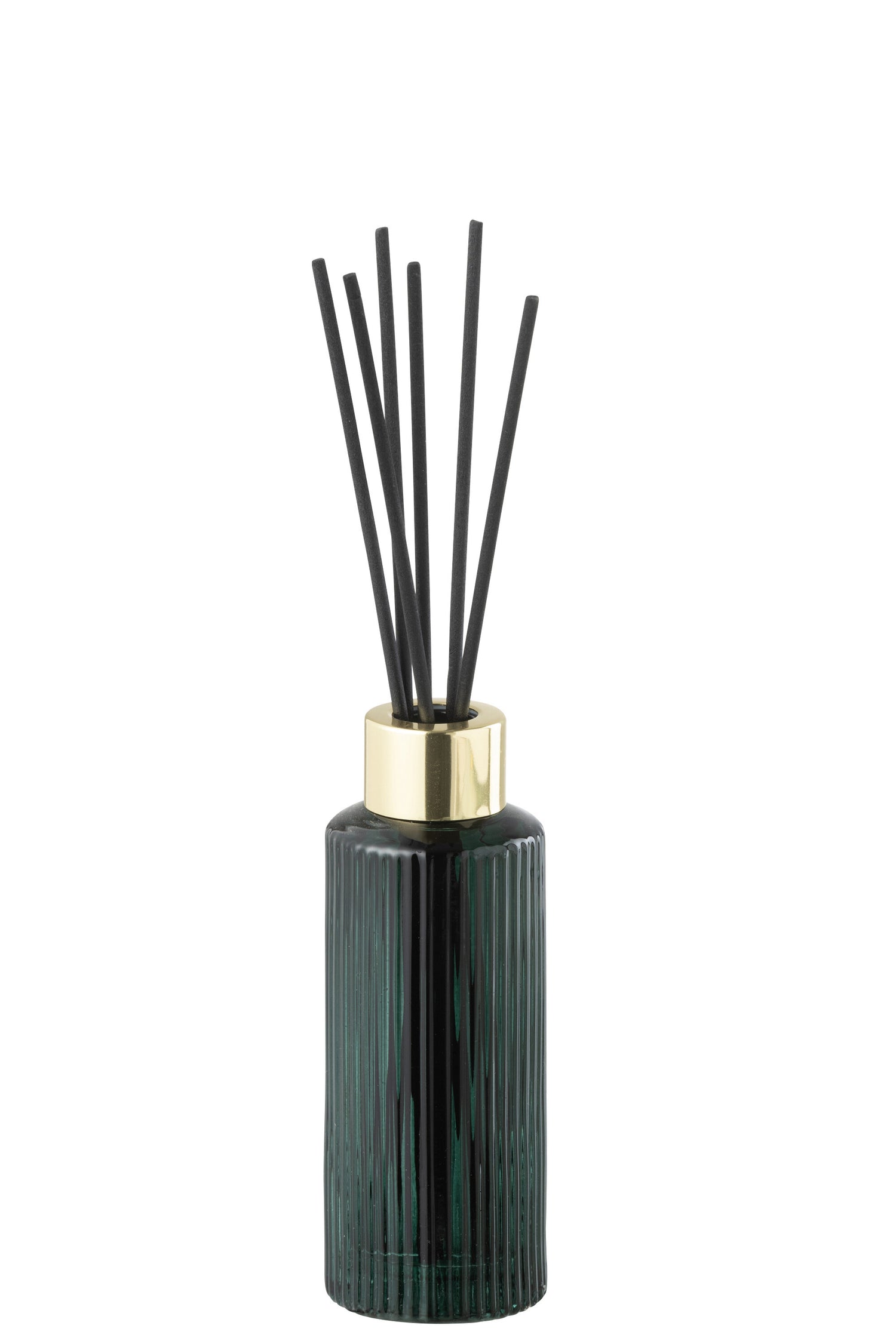 J-Line geurolie + stokjes Cedar Breeze - glas - donkergroen