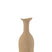J-Line vaas Agra - aluminium - beige - small - 31.5 cm hoog