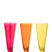J-Line champagneglas - glas - mix - 3 stuks
