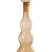 J-Line decoratie fles + stop Carol - caramel - large