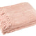 J-Line deken Chenille - polyester - roze