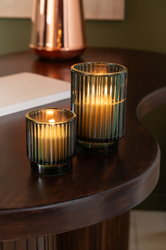 J-Line geurkaars Cedar Breeze - was - groen - small - 19U