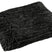 J-Line deken Chenille - polyester - zwart