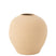 J-Line vaas Cassia Rond - keramiek - beige - large - Ø 37 cm