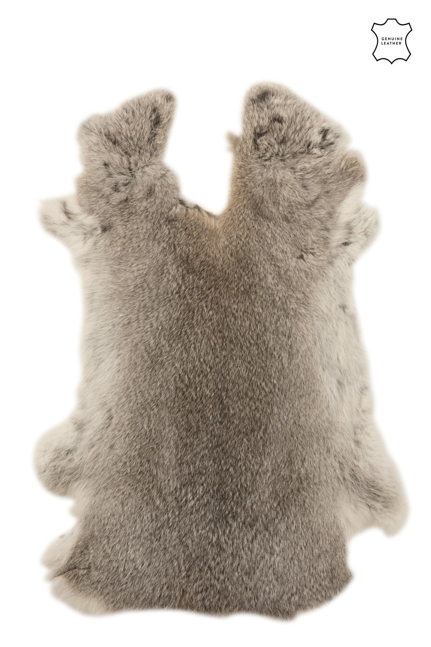 J-Line konijnenvel - imtatiebont - grijs