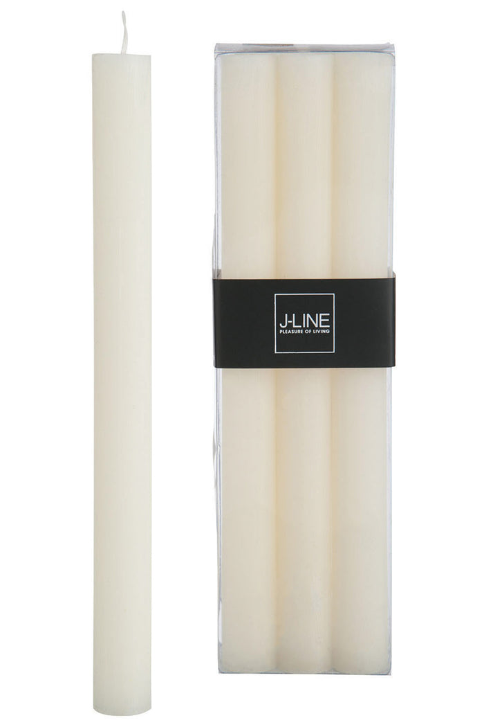 J-Line tafelkaars - vanille - 9U - doos van 6