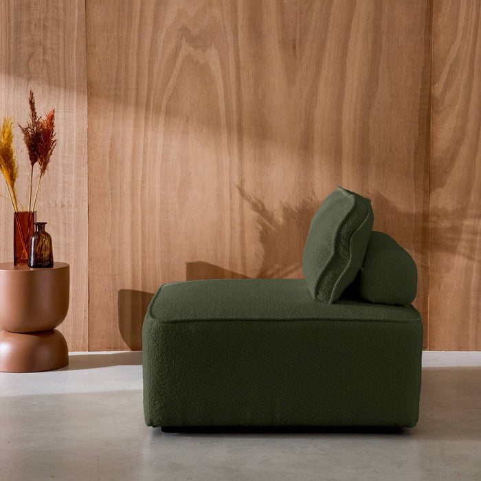 sweeek - Fauteuil boucléstof 1 zitplaats