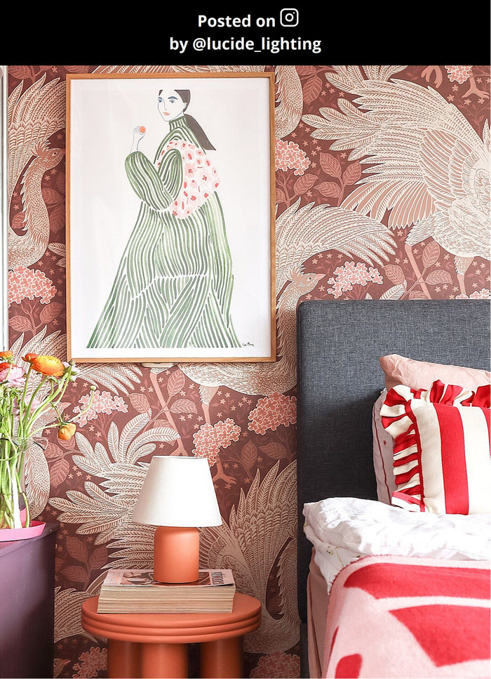 Lucide MACIA Tafellamp - Terracotta