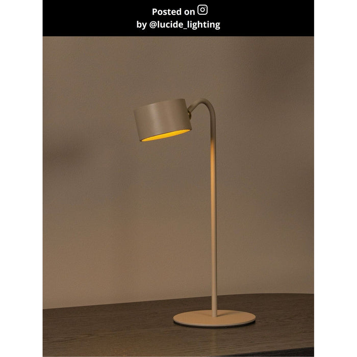 Lucide JOLAN Bureaulamp - Taupe