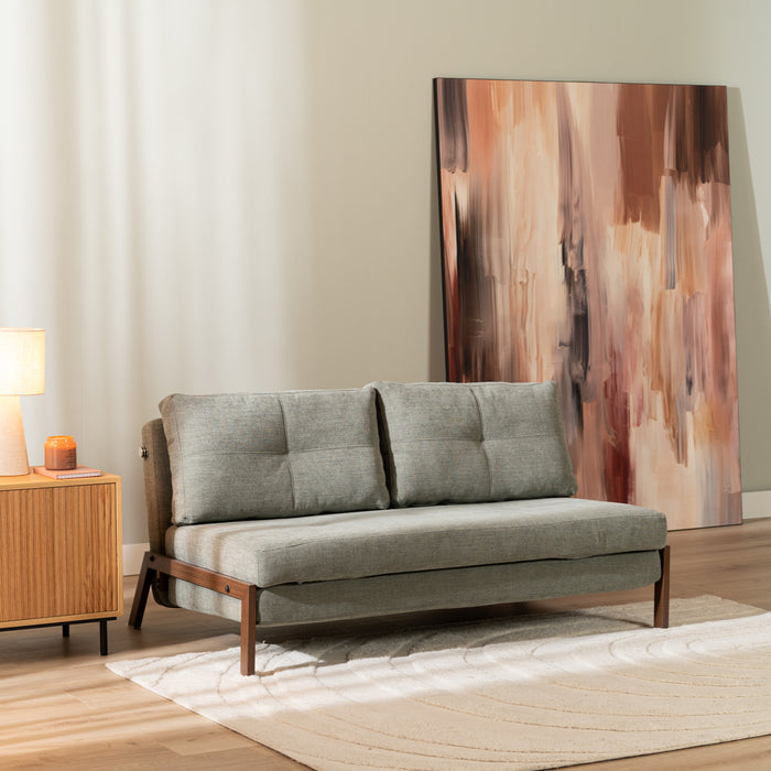 Bronx71 Slaapbank 2 persoons Mikko antraciet eco-leer