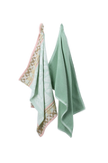 Sissy-Boy Lichtgroene handdoek en theedoek