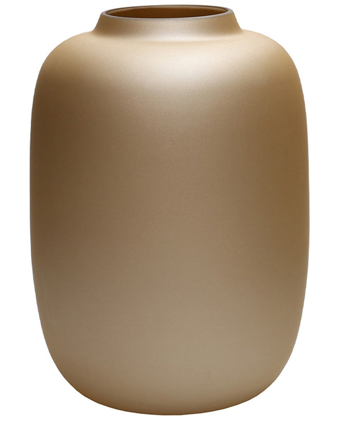 Vase The World Artic M matte gold Ø25 x H35 cm