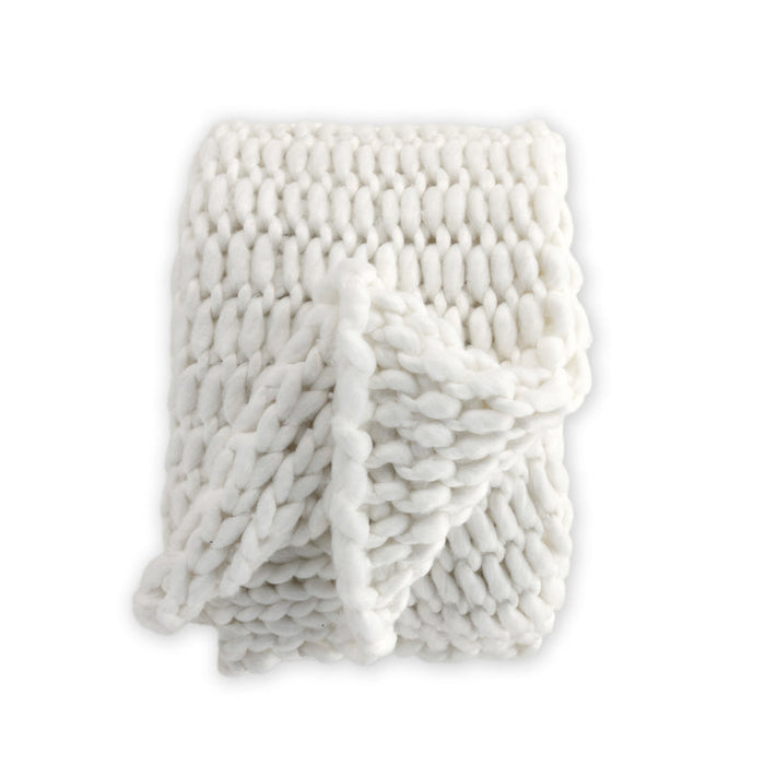 Rebellenclub Luna plaid wit 170 x 130 cm