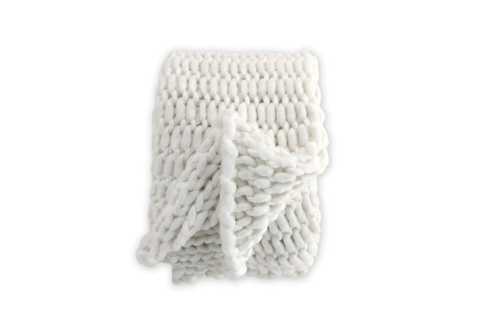 Rebellenclub Luna plaid wit 170 x 130 cm