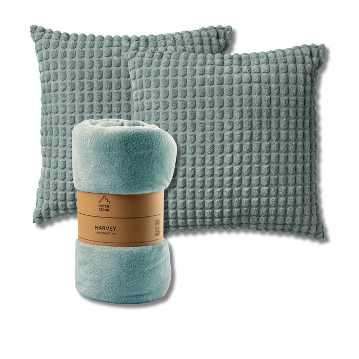 Dutch Decor Set van 2 sierkussens en 1 plaid