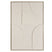 HOMER - Décoration murale 83x123cm formes abstraites beiges en relief