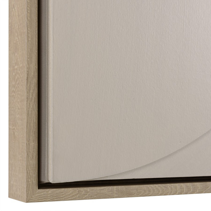 HOMER - Décoration murale 83x123cm formes abstraites beiges en relief