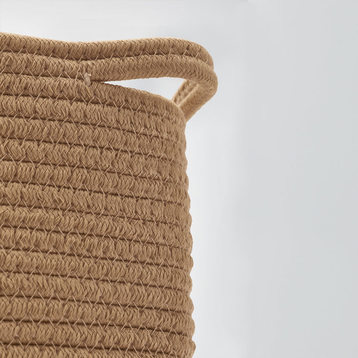 Rena Opbergmand Ochre Medium | Geel | Goud | Katoen | Polyester