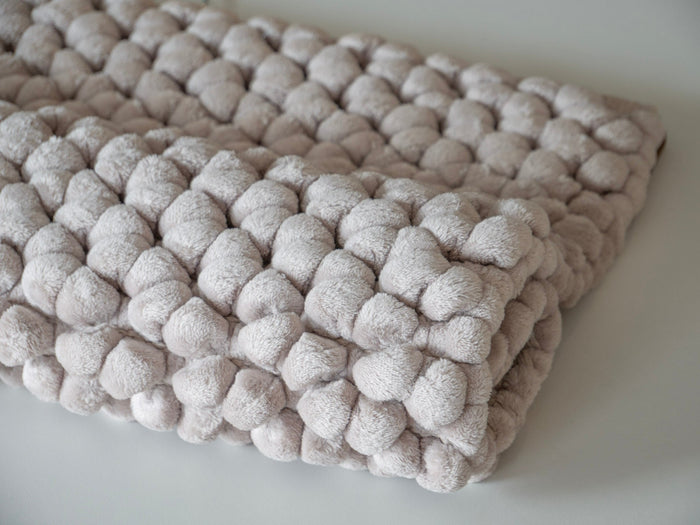 Onyx Badmat Greige | 60 x 60 cm | Beige | Grijs | Polyester | Katoen