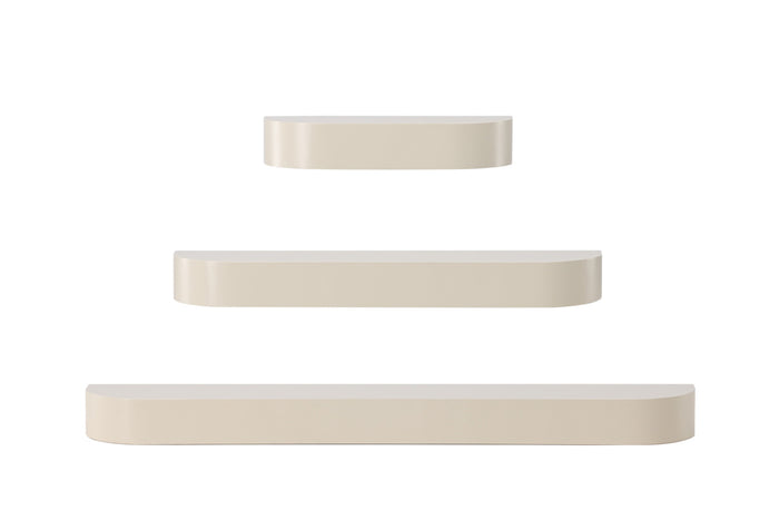 Fjôrd - Wandplanken Set van 3 - Beige - Glow