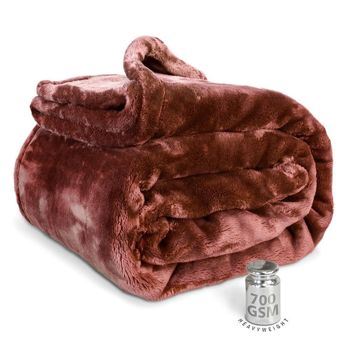 Unique Living - Plaid Silke - 150x200cm - Oranje