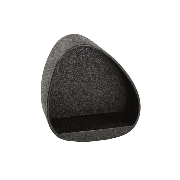 Giga Meubel - Wandschap Grijs Metaal - 42x21x45cm - Metallic Driehoek