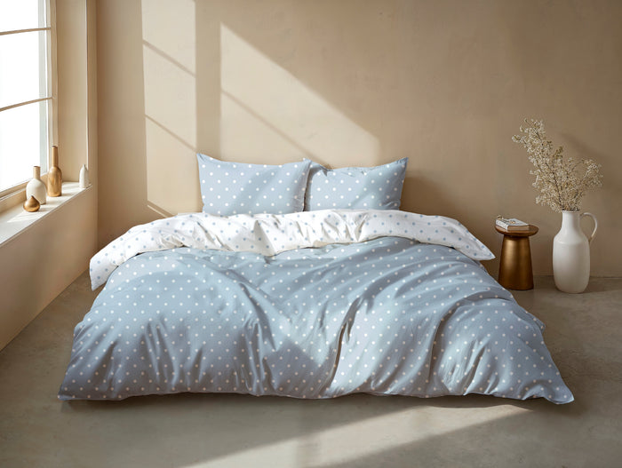 Zo Home Dekbedovertrek Katoen Punta di Cotone - powder blue