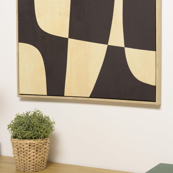 HOMER - Décoration murale 63x93cm imprimés abstraits, cadre naturel