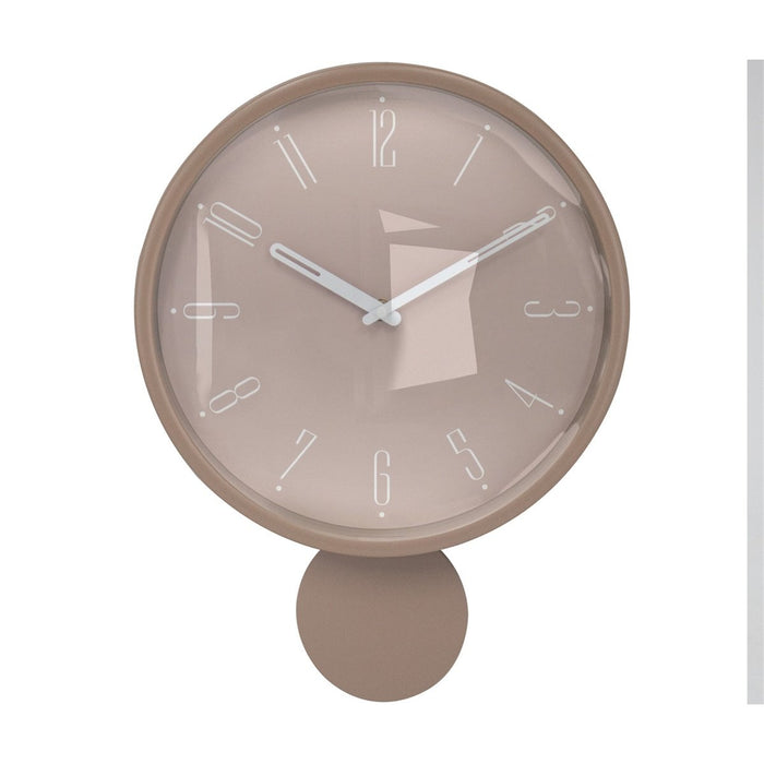 Vtw Living - Moderne Wandklok Bruin - 30 x 6 x 39.8 cm