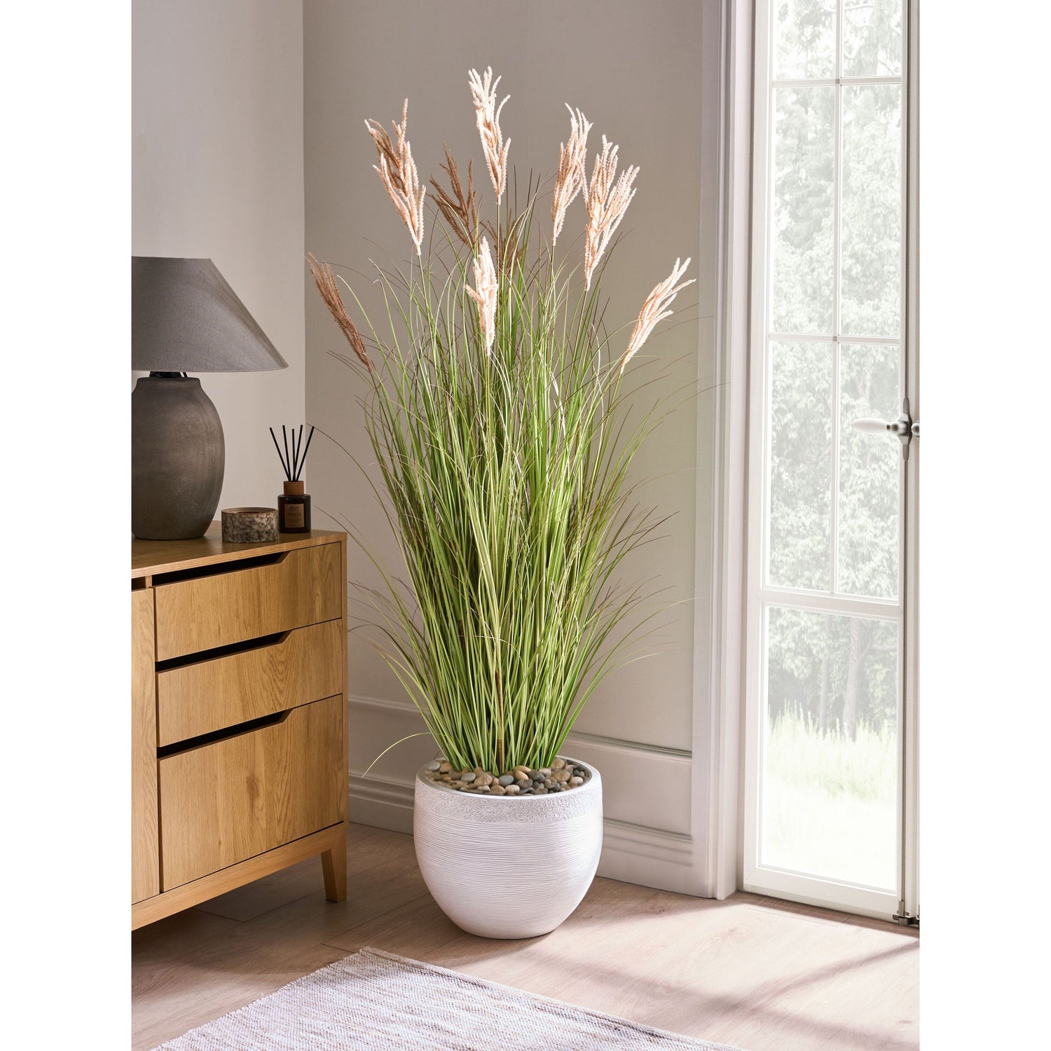 Beliani-CLAW FLOWER-Kunstplant-Groen|Bruin-150 cm-Synthetisch