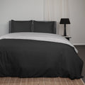 Superieur - Dekbedovertrek - Zwart; Grijs - Extra breed