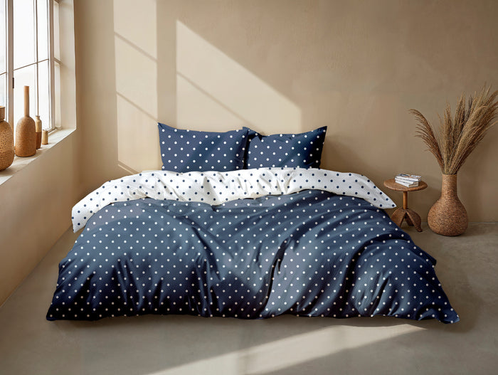 Zo Home Dekbedovertrek Katoen Punta di Cotone - maritime blue