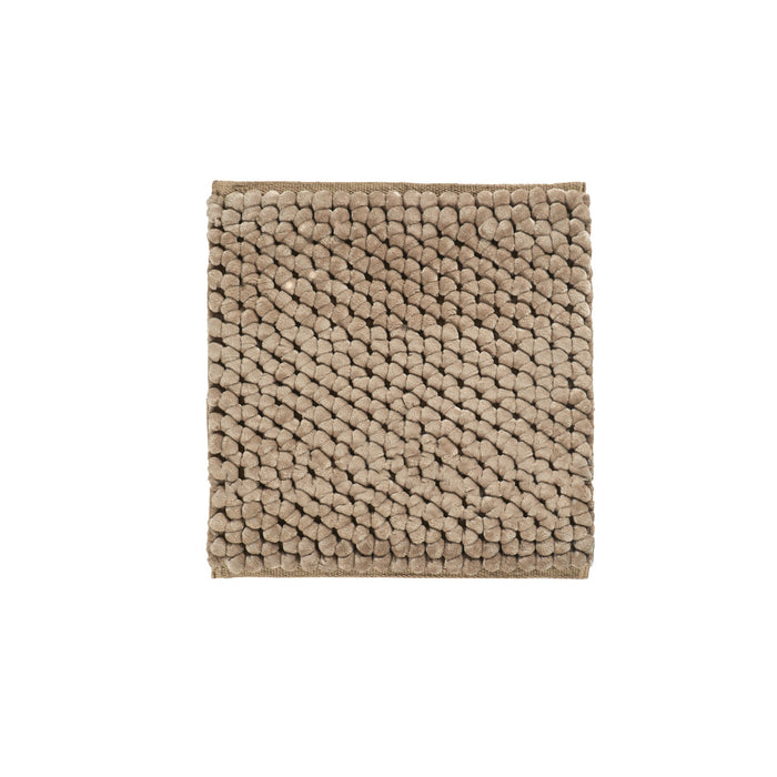 Onyx Badmat Sand | 60 x 100 cm | Beige | Polyester | Katoen