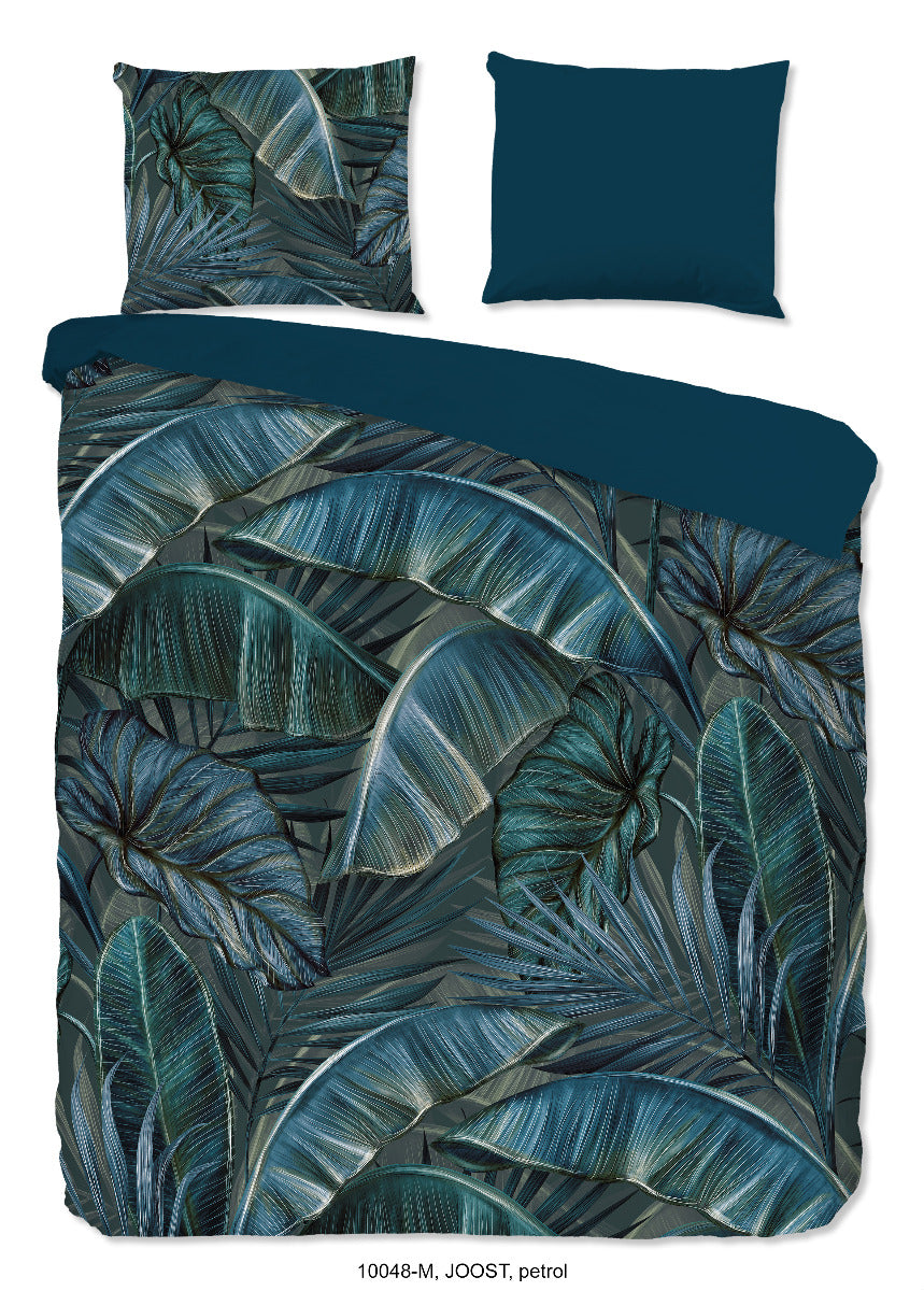 Pure Dekbedovertrek Micropercal Joost - petrol