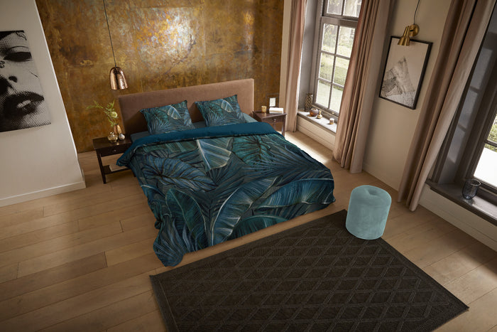 Pure Dekbedovertrek Micropercal Joost - petrol