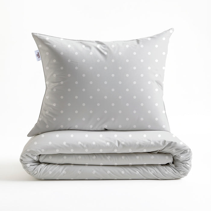 Zo Home Dekbedovertrek Katoen Punta di Cotone - stone grey