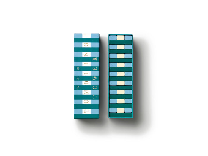 Printworks Spel Play - Tumbling Towers - Groen|Blauw