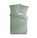 Pure Dekbedovertrek Micropercal Elegance - light sage