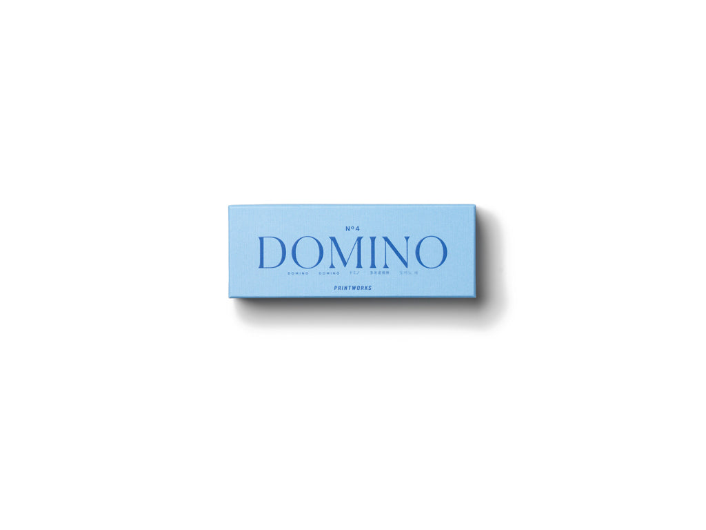 Printworks Spel Classic - Domino - Blauw