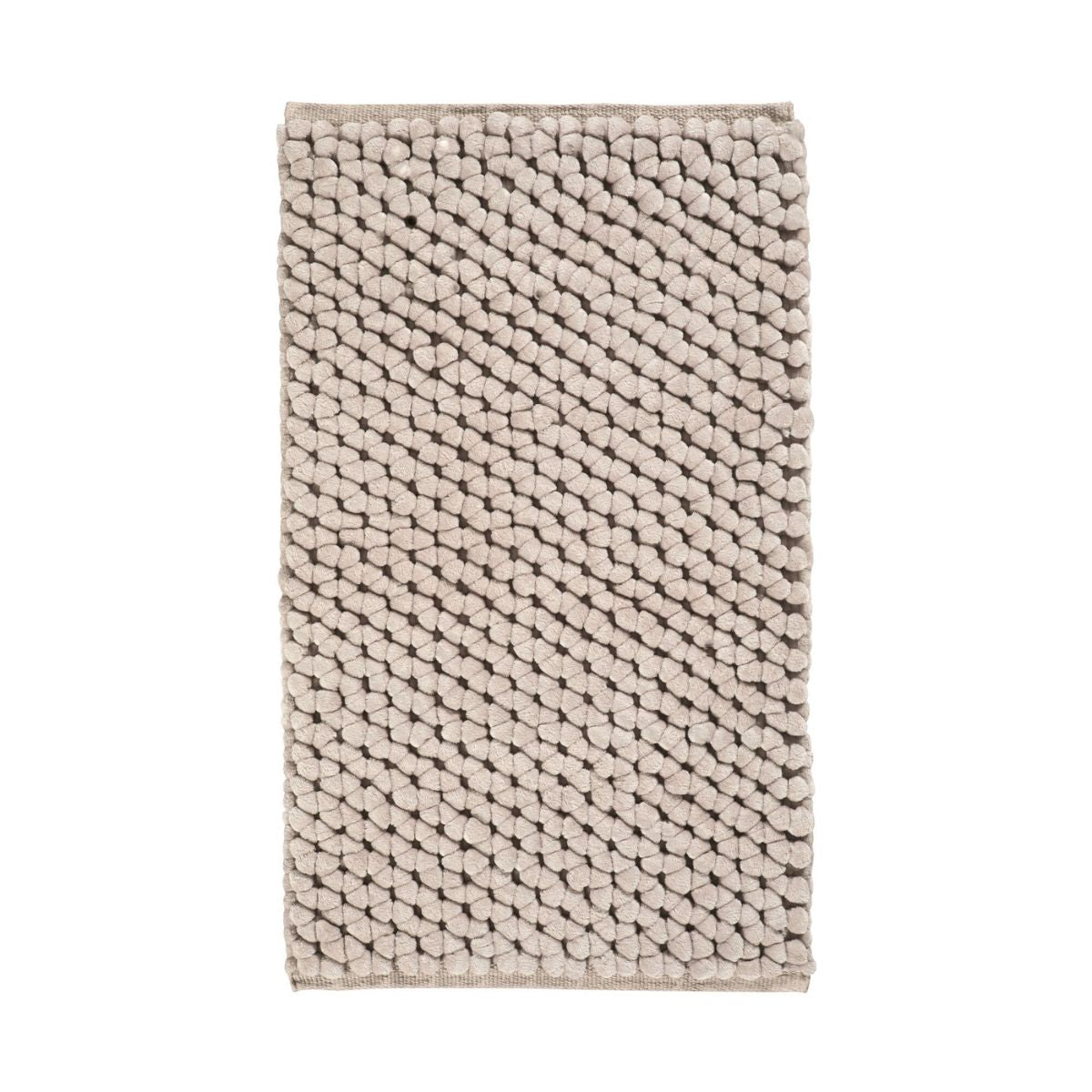 Onyx Badmat Greige | 80 x 160 cm | Beige | Grijs | Polyester | Katoen