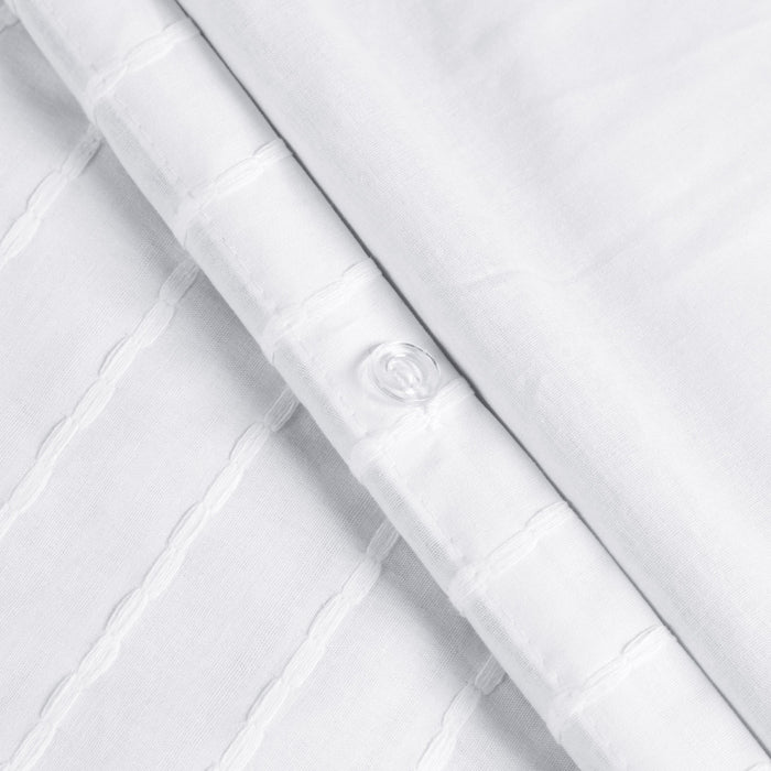 LINNICK Dekbedovertrek Katoen Renforcé Estina - off white