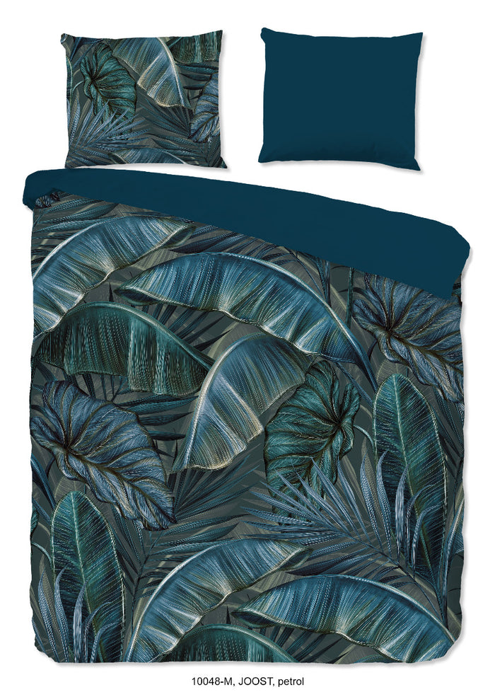 Pure Dekbedovertrek Micropercal Joost - petrol